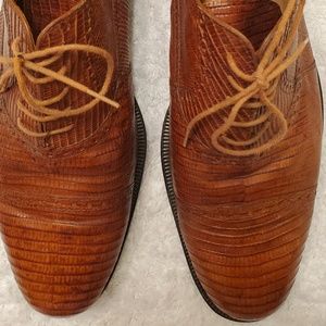 Forli Genuine Teju Lizard Oxford Shoe